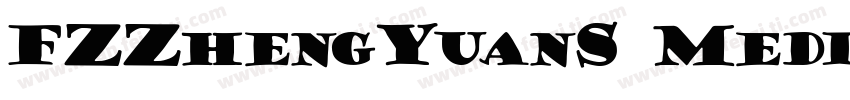 FZZhengYuanS Medium字体转换